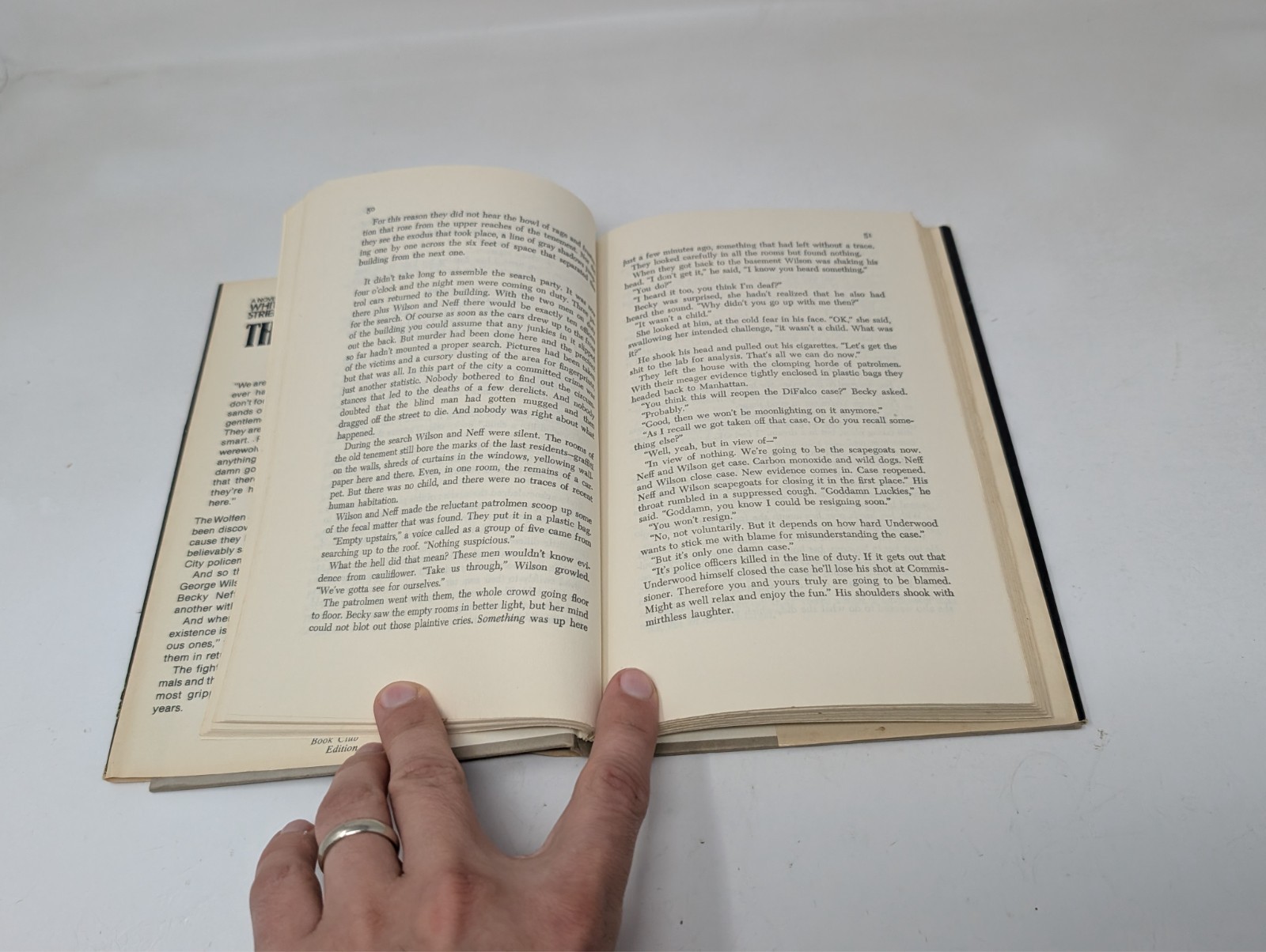 The Wolfen by Whitley Strieber 1978 Book Club Edition 1st HC Werewolf Horror VTG