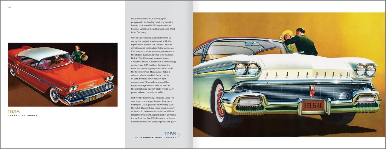 Art Fitzpatrick & Van Kaufman Car Art Book Pontiac Buick Mercury