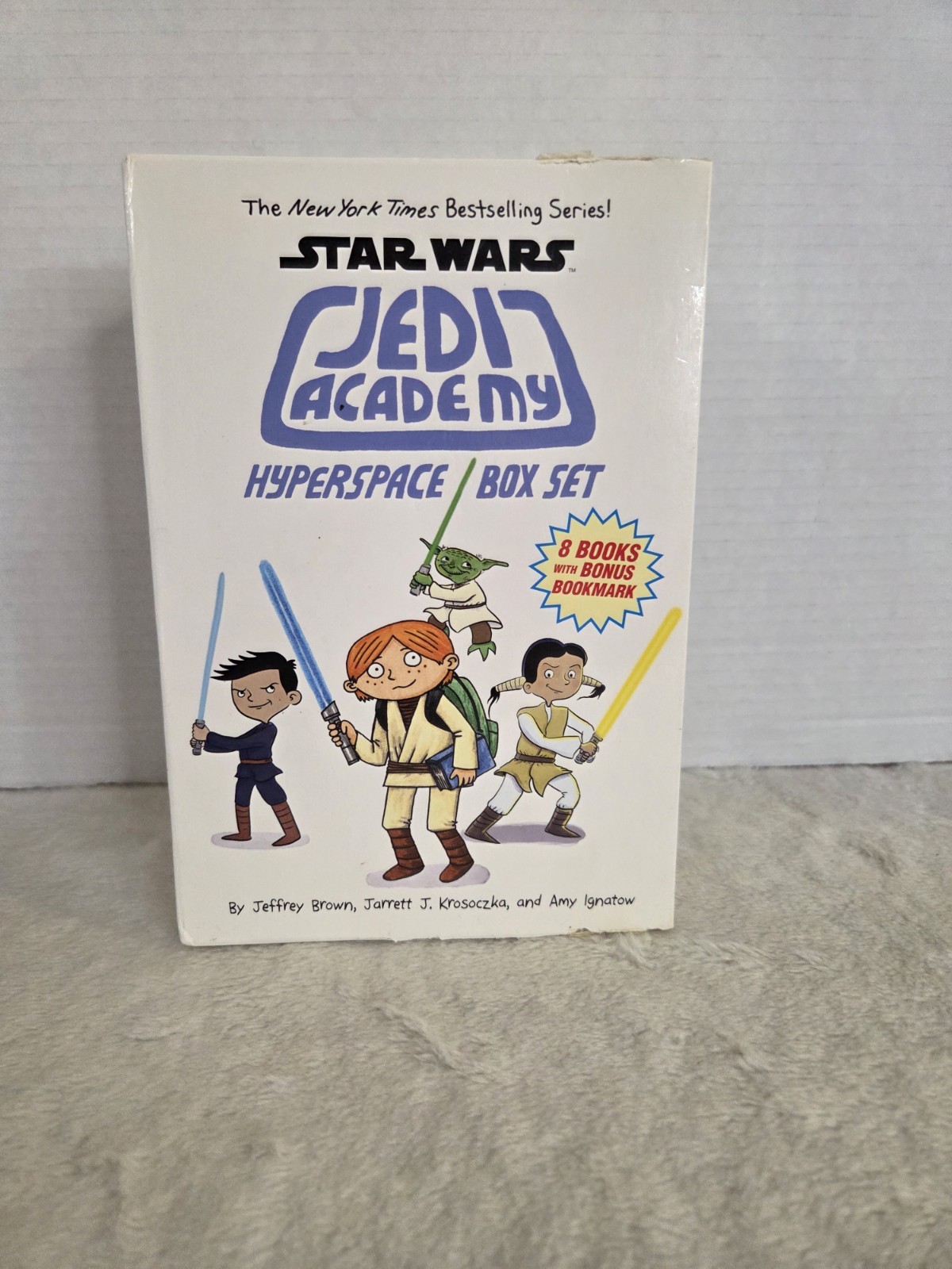 Star Wars Jedi Academy Hyperspace 8 Book Box Set By Jeffrey Brown-See Desc.