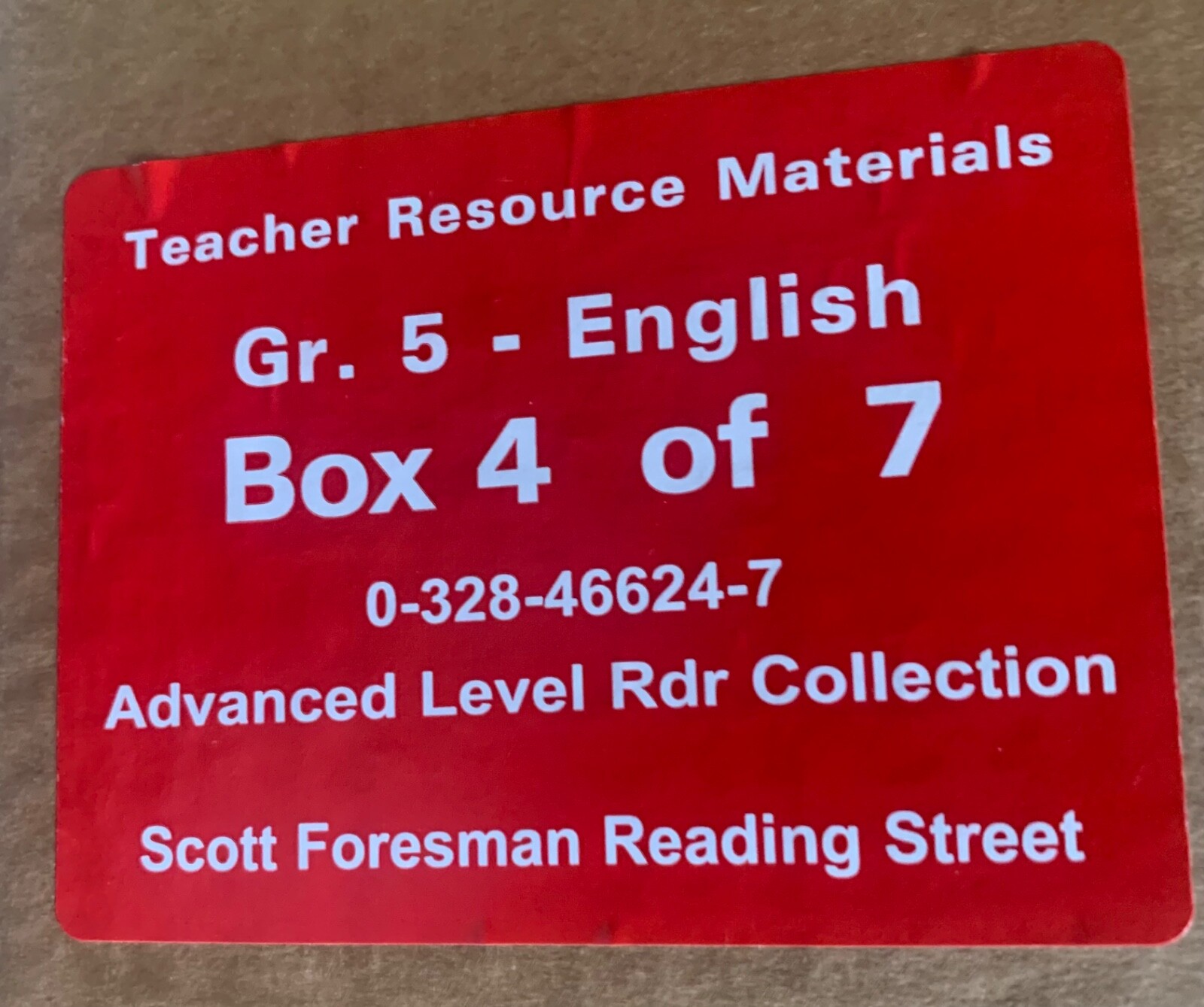 Pearson Scott Foresman Advanced 5th Grade Leveled Readers NEW SET