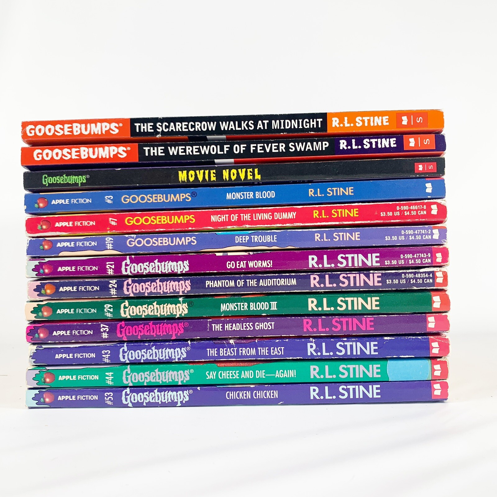 Goosebumps PB Books Lot of 13 Numbered Misc
