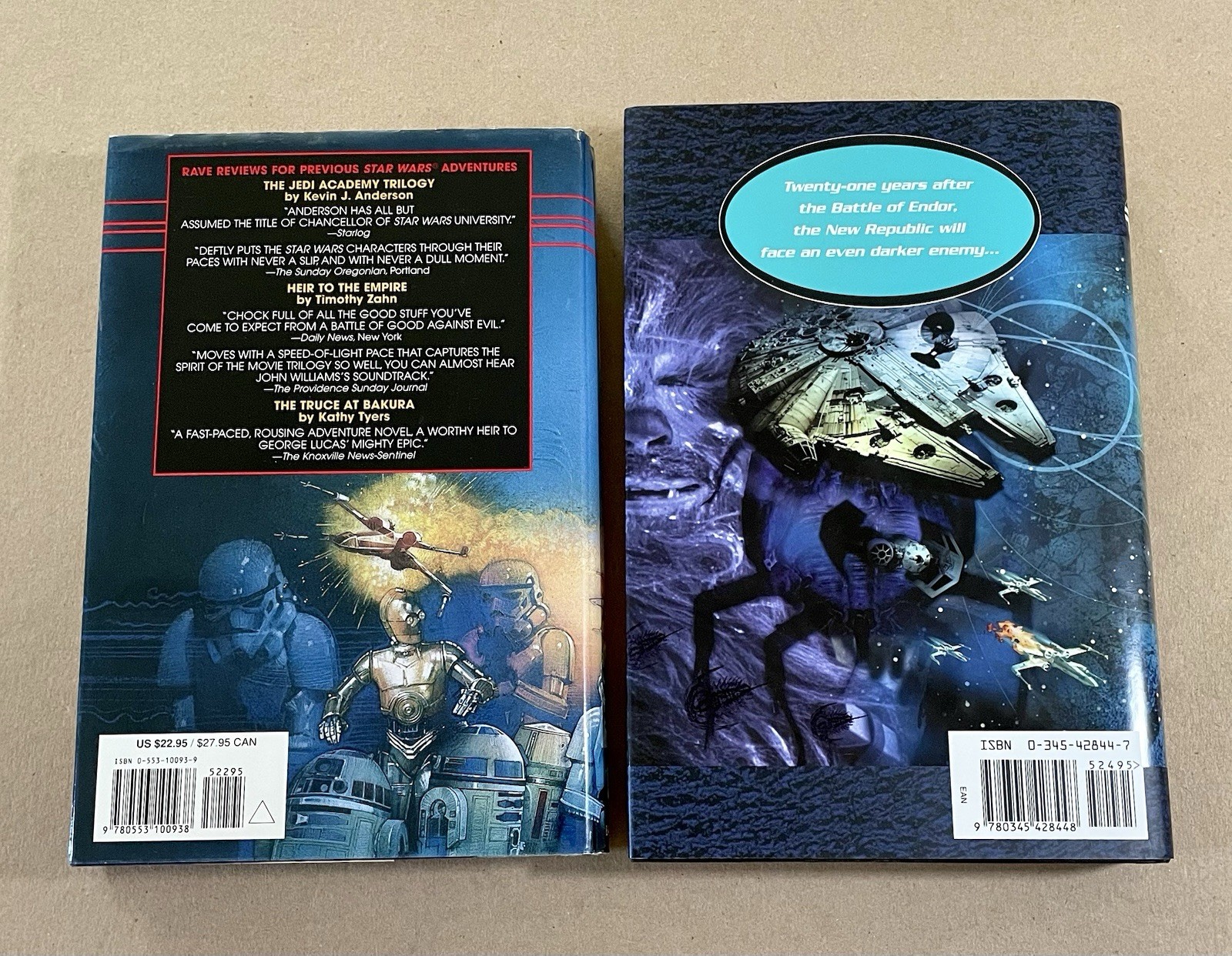 STAR WARS: The New Rebellion & The New Jedi Order: Vector Prime, 1ST PRTS, VG+