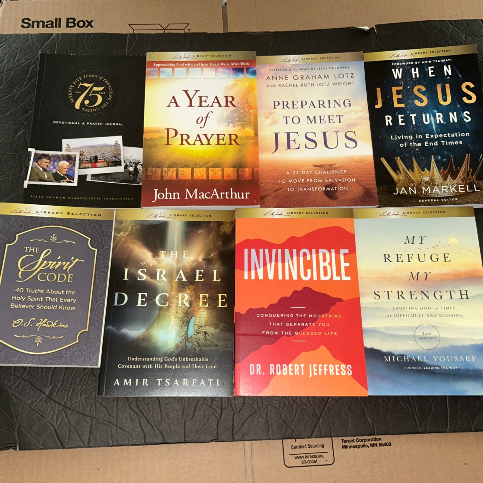 Billy Graham Library Selections Book Lot