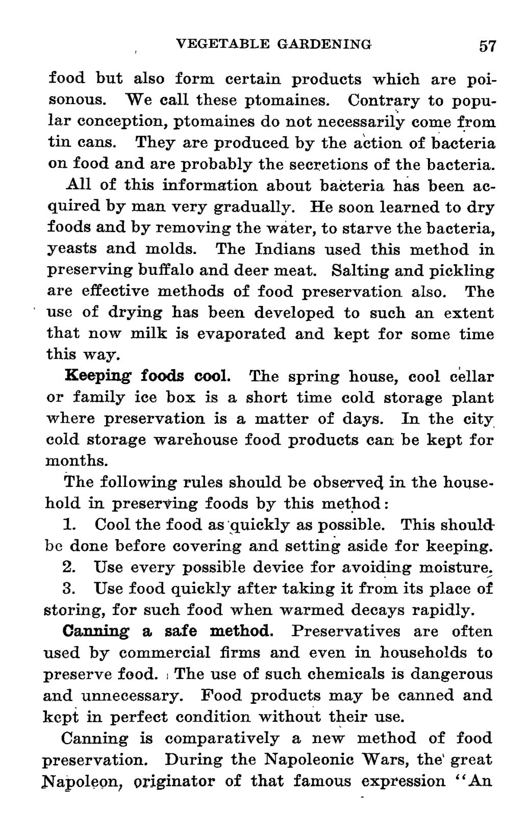 1917 Vegetable Gardening And Canning 60 Pages