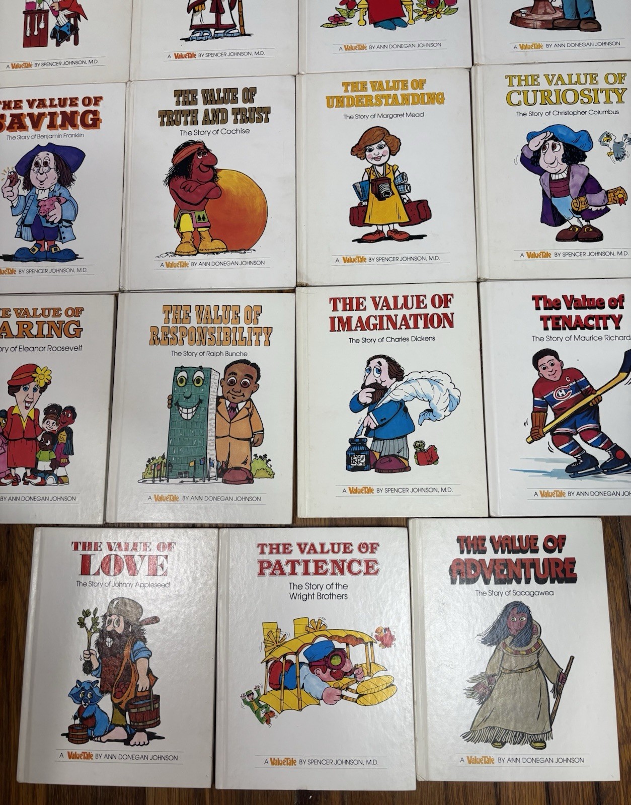 LOT OF 28 The Value of ValueTale Books Ann/Spencer Johnson Homeschooling HC Set