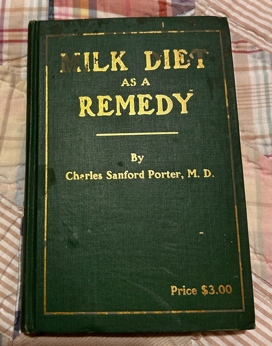 Milk Diet As A Remedy For Chronic Disease – rare 13th edition 1926