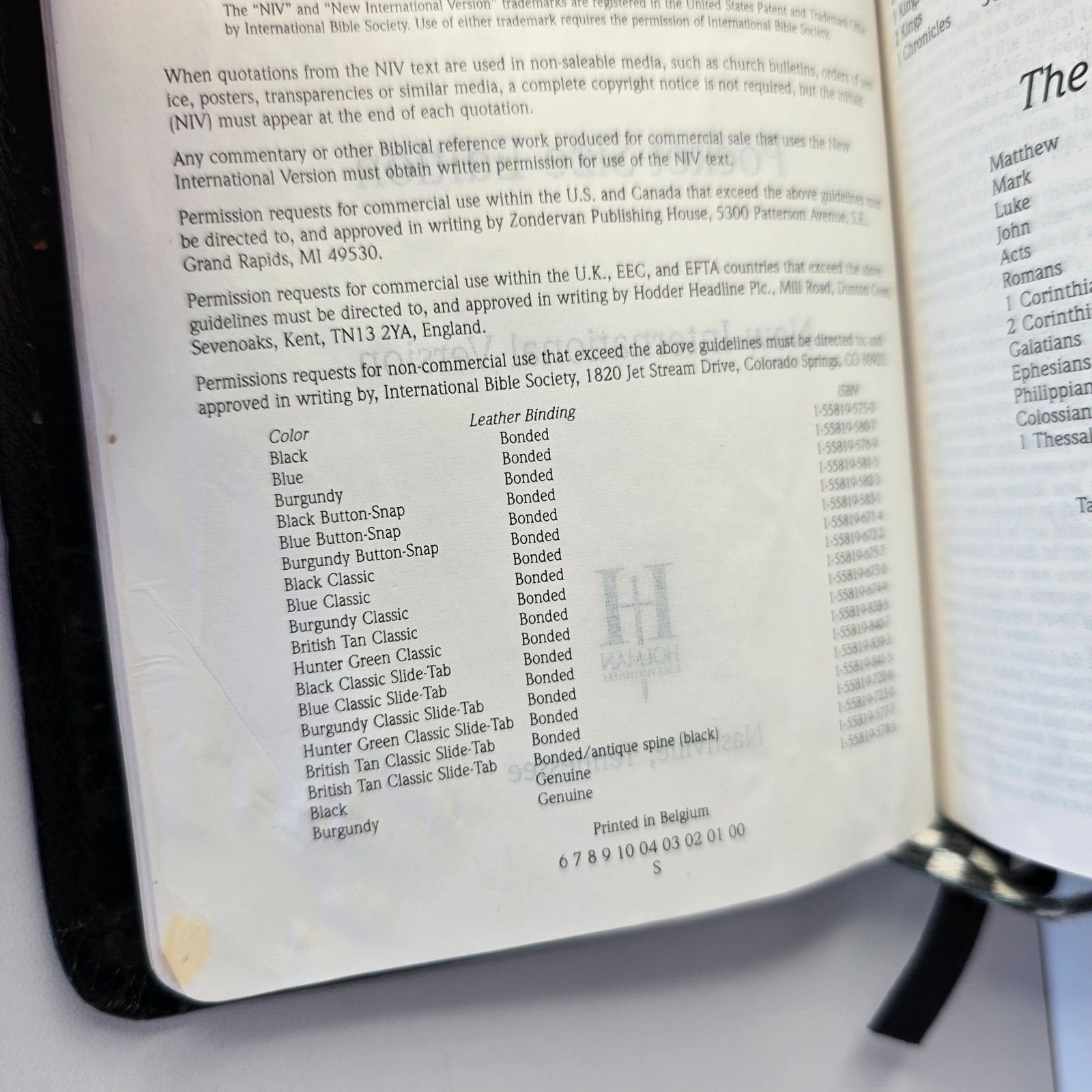 Holman Holy Bible Pocket Size Edition 1995 6.5″ x 4 .5″ Red Letter Good Cond