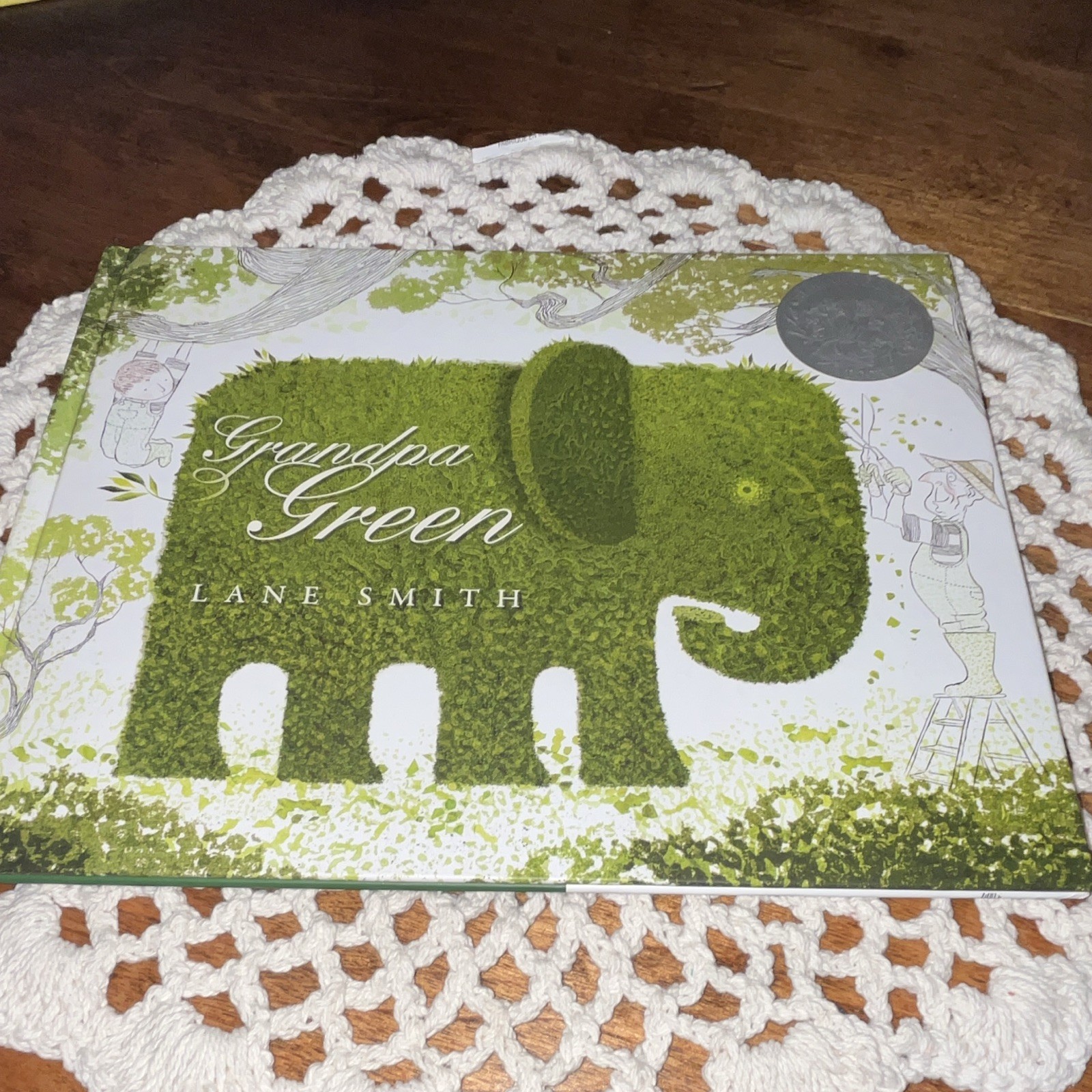 Lane Smith Grandpa Green Hardcover Illustrated Picture Book Ages 4-8