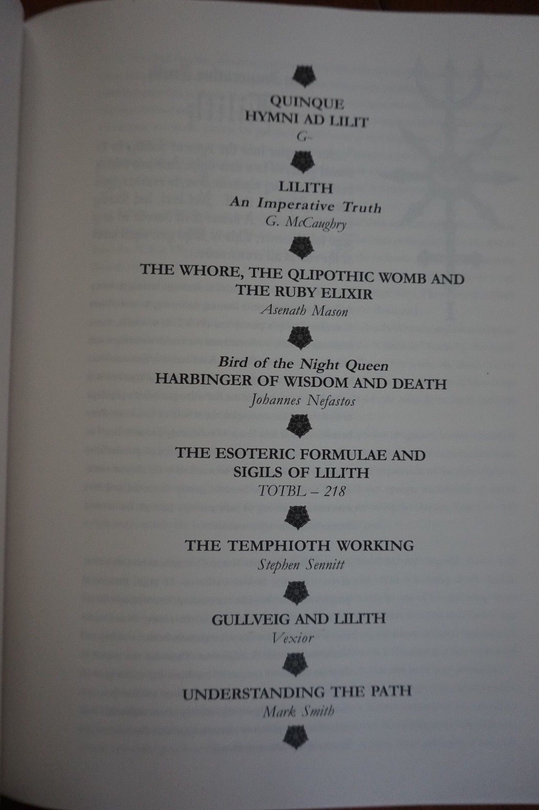Lilith Clavicula Nox Issue IV