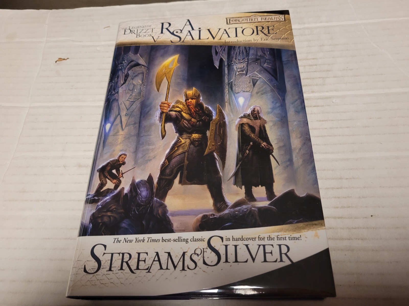 Streams of Silver by R. A. Salvatore (2005, Hardcover) SIGNED 1st/1st RARE!