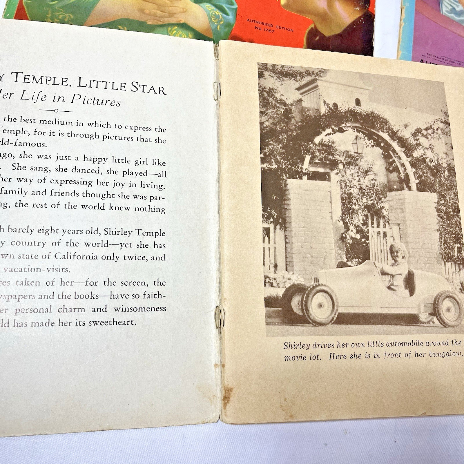 5 Shirley Temple Story Books Authorized Editions Movie Saalfield 1930s 1960s