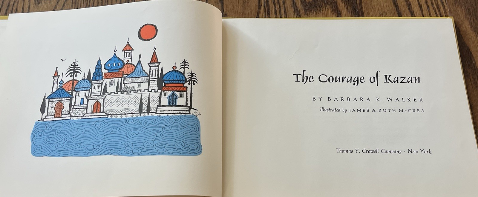 THE COURAGE OF KAZAN : by Barbara Walker : illus James & Ruth McCrea : vintage