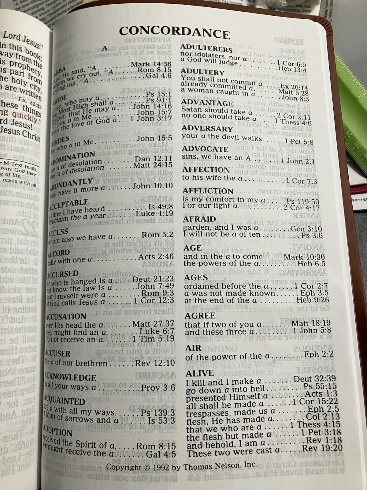 NKJV Super Giant Print Reference Bible, Saddle Brown LeatherTouch Indexed