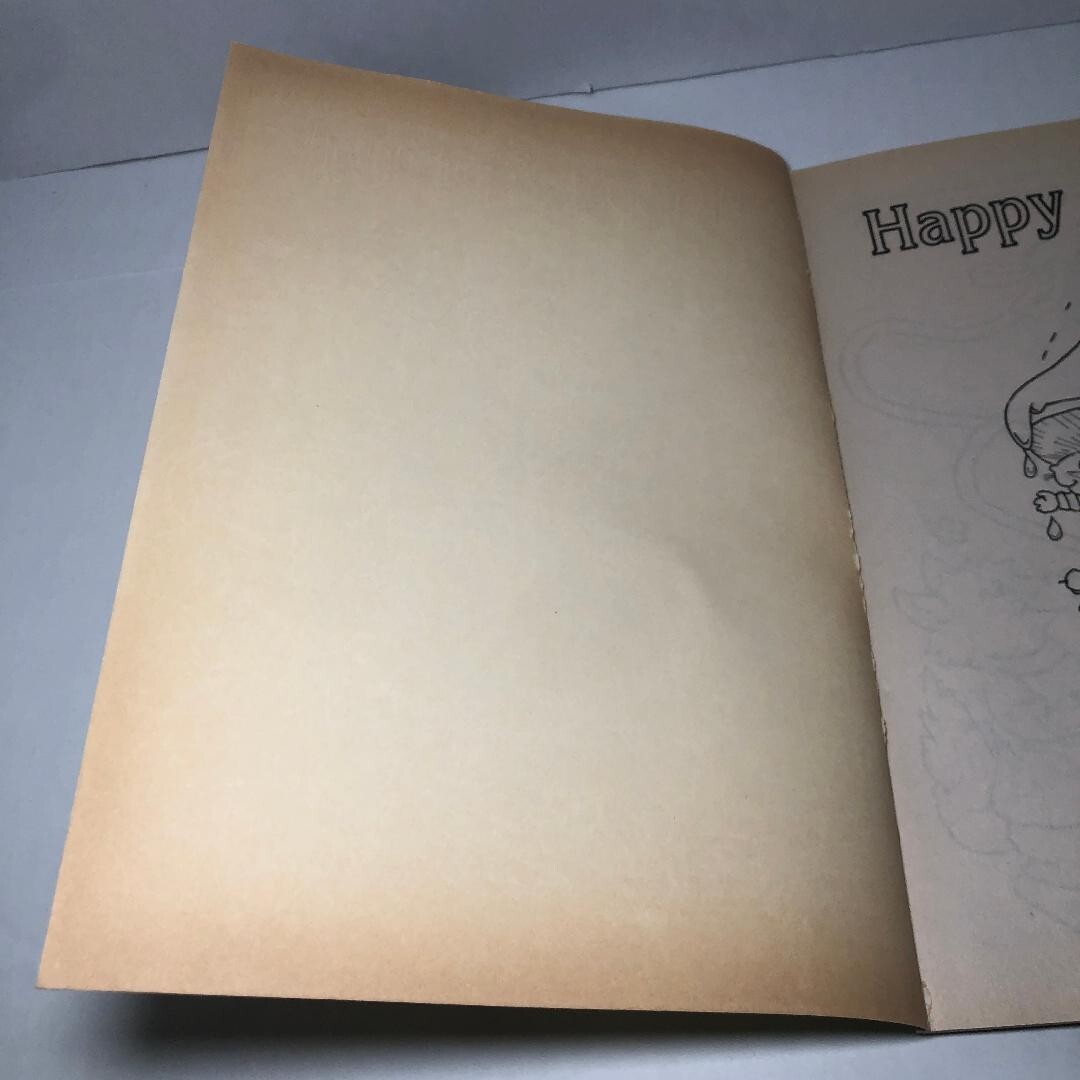 Happy Spring Big Activity Coloring Book 1993 Golden’s Books Learning Easter 90’s