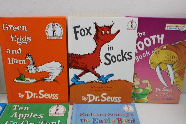 Vintage Dr. Suess Hardcover Beginners Books 1960’s Lot of 14