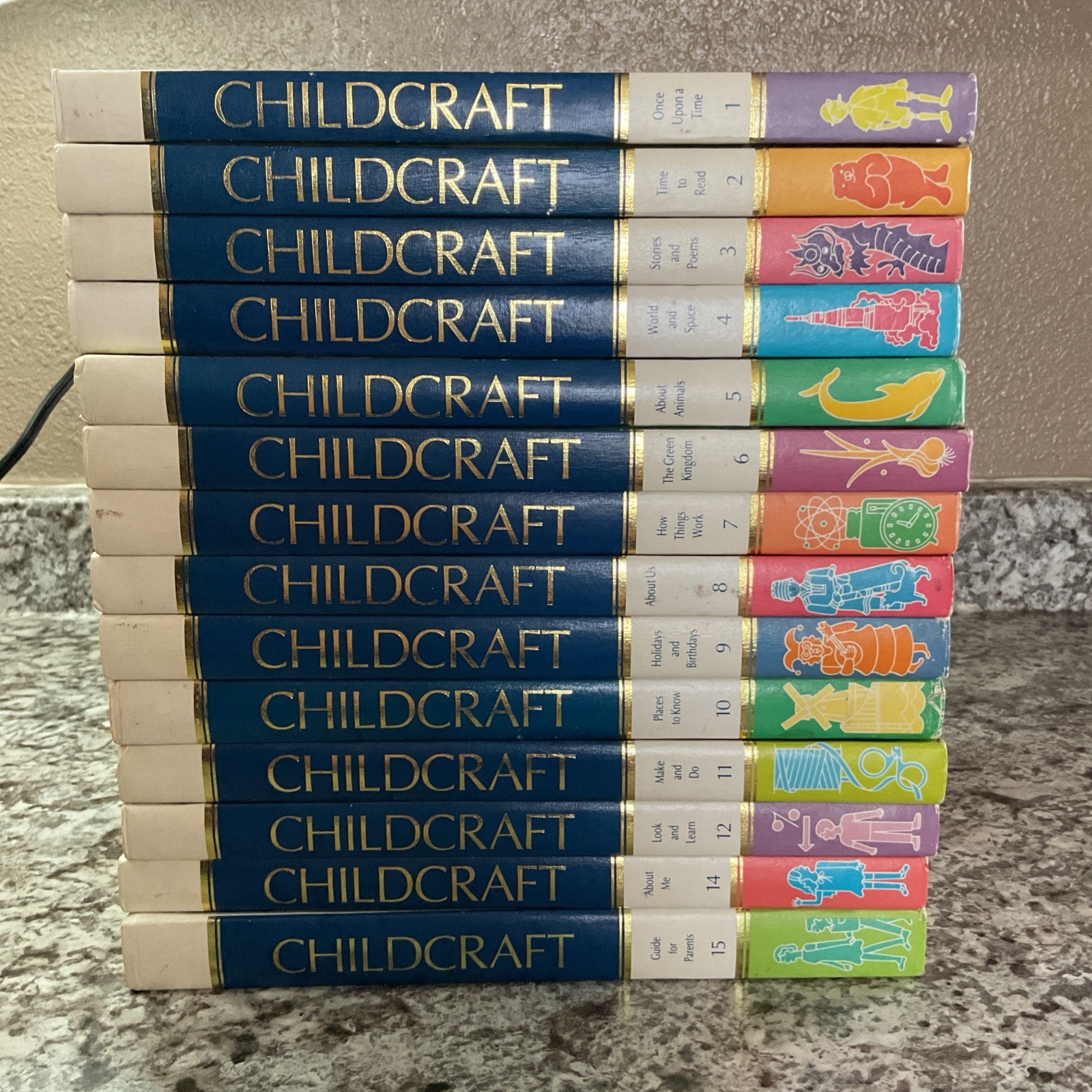 Childcraft The How & Why Library Books 1-12,14,15 Vintage Dictionary 1980’s Hard