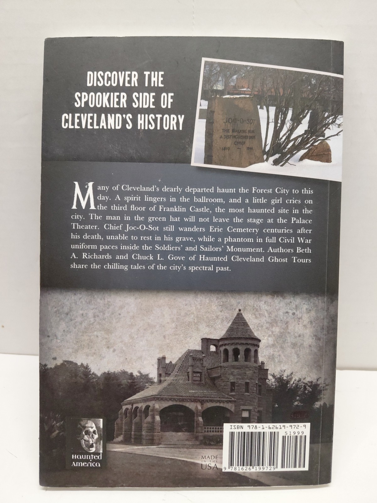 Haunted Cleveland, Paperback by Richards, Beth A.; Gove, Chuck L., Like New
