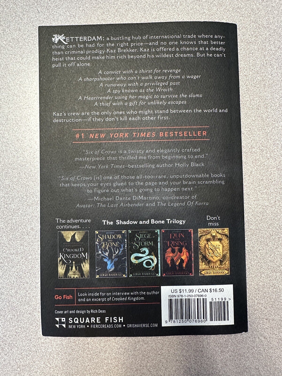 Six of Crows: Book 1