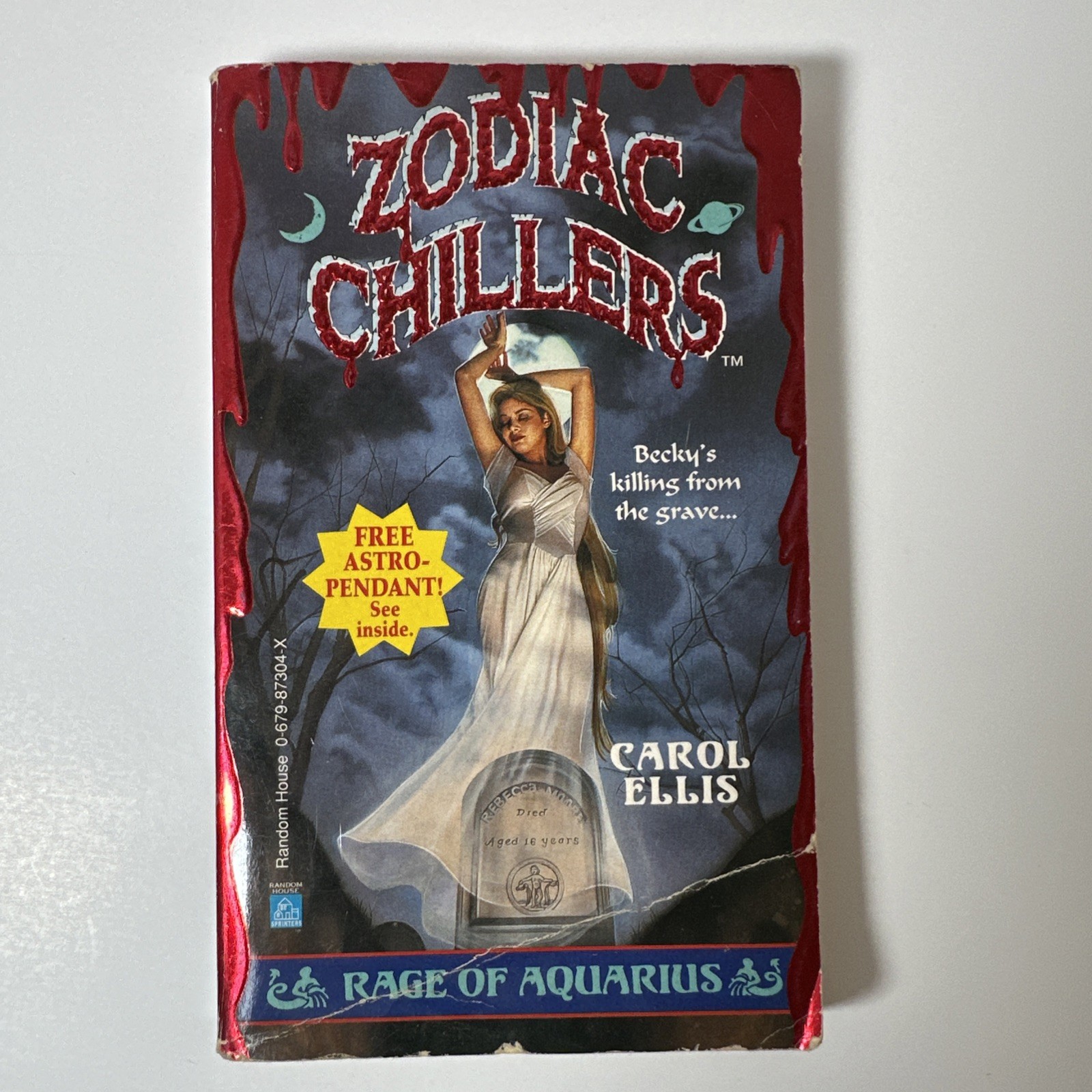 Zodiac Chillers #1 Rage Of Aquarius – Carol Ellis First Printing