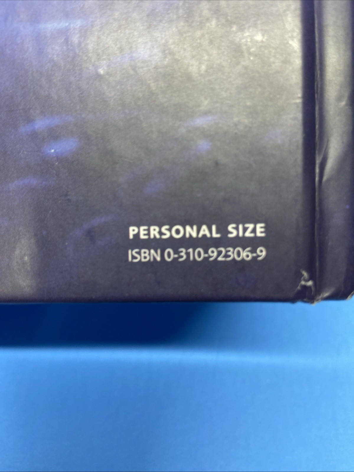 Zondervan NIV Study Bible Blue Hardcover Good Condition Christianity Religion