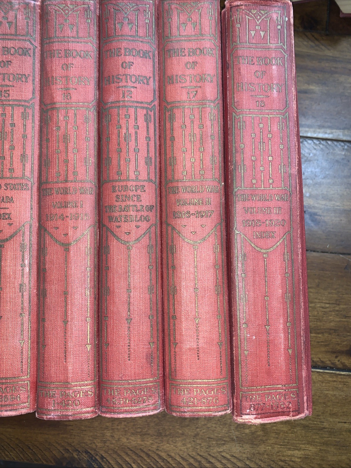 RARE The Book Of History 1915, A History of All Nations Vol. 1-18 Grolier