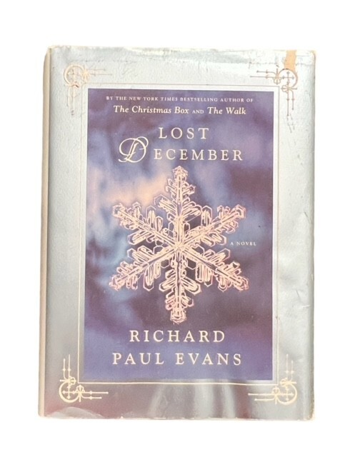 Lost December: A Novel – Hardcover By Evans, Richard Paul – GOOD, CHRISTMAS