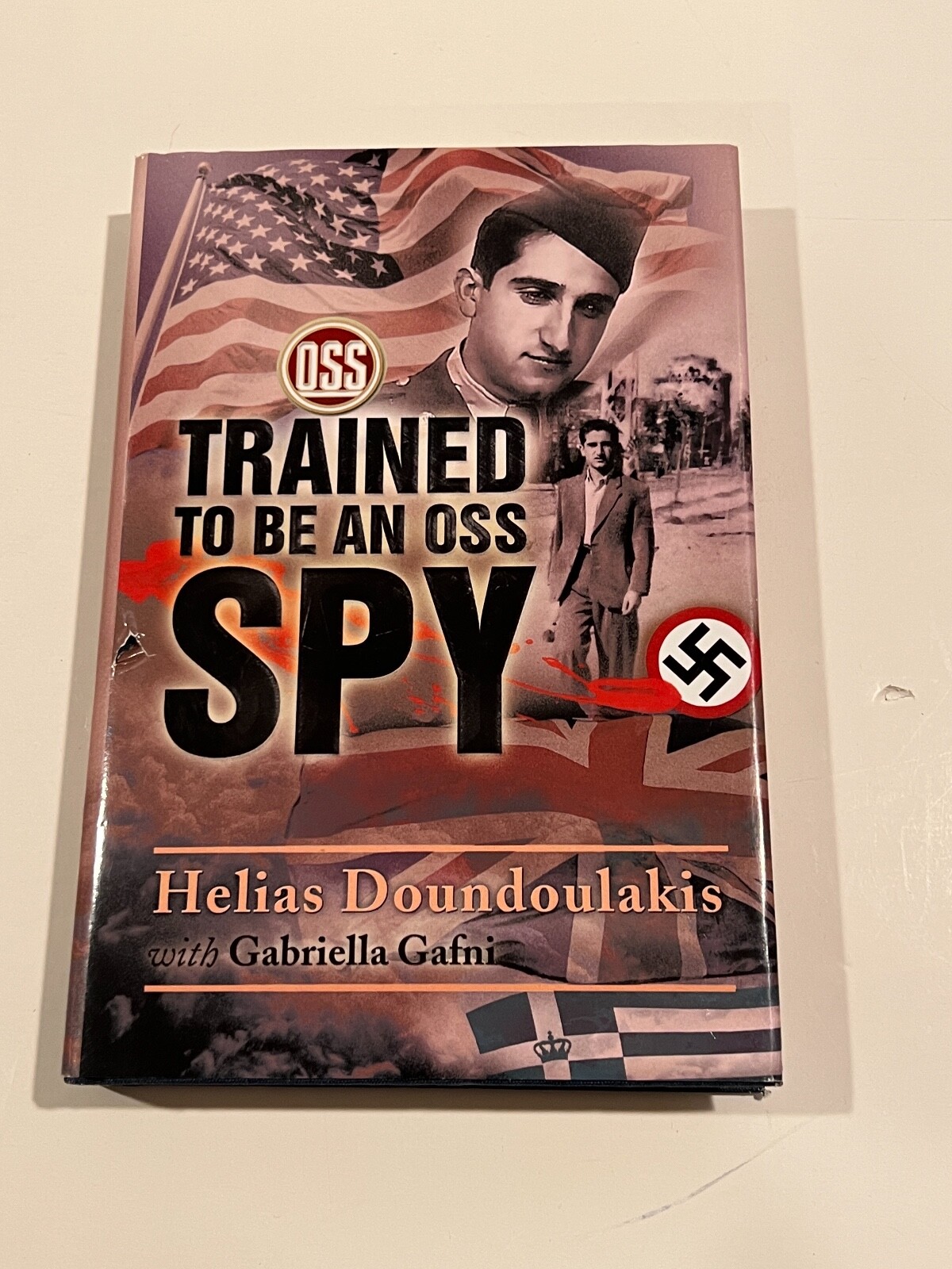 Trained to Be an OSS Spy HAND SIGNED by Helias Doundoulakis Great Inscription