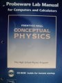 PRENTICE HALL CONCEPTUAL PHYSICS (PROBEWARE LAB MANUAL FOR *Excellent Condition*