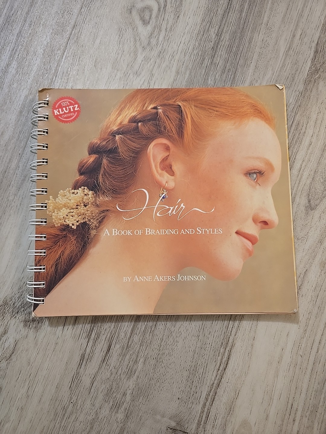 KLUTZ Hair A Book of Braiding and Styles Anne Akers Johnson Vtg Guide How To