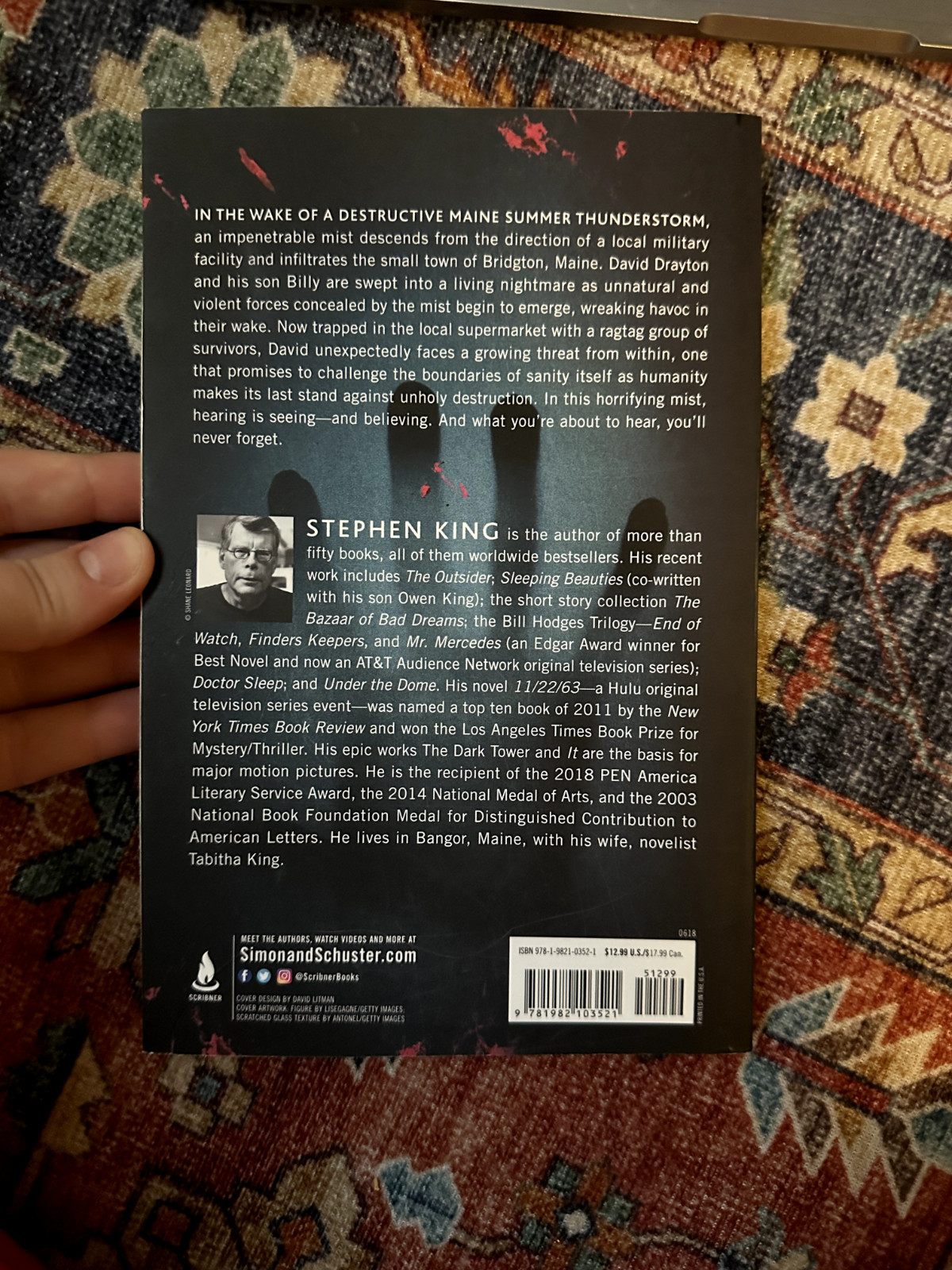 Mist by Stephen King (2018, Trade Paperback), New Book, Horror, Stephen King