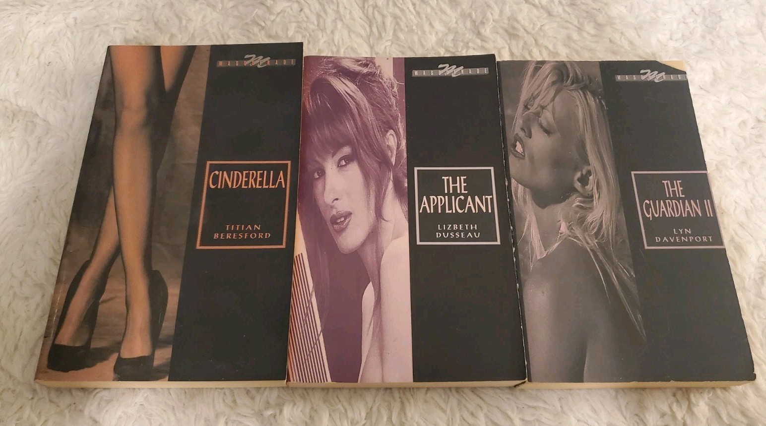 MASQUERADE BOOK 3 Paperback Lot EROTICA S&M Cinderella GUARDIAN Applicant