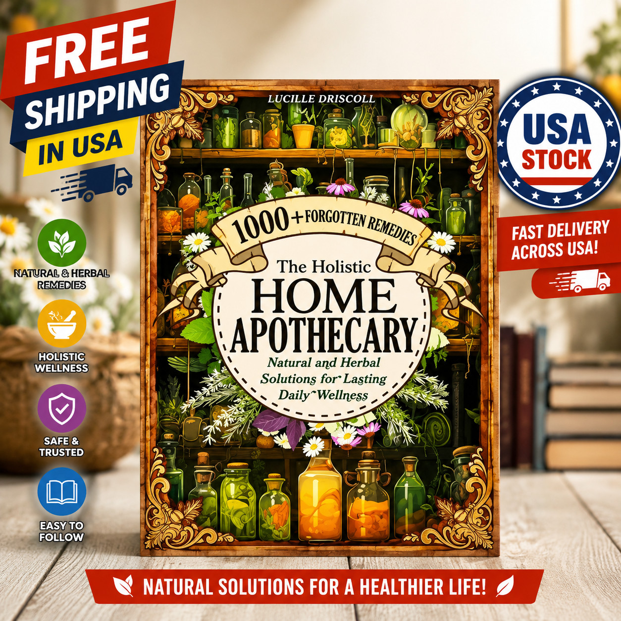 1000+ Forgotten Apothecary Recipes Remedies Book Natural and Herbal Welness..
