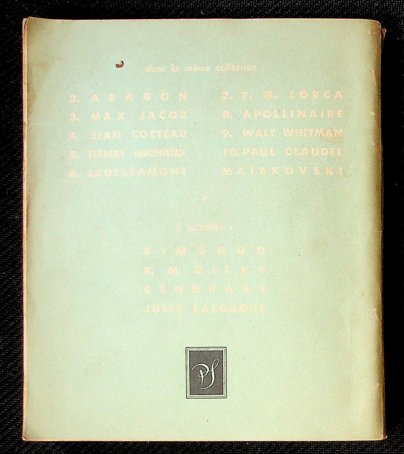 Paul Eluard by Louis Parrot Pierre Seghers Poetes d’Aujourd’hui 1 Poetry French