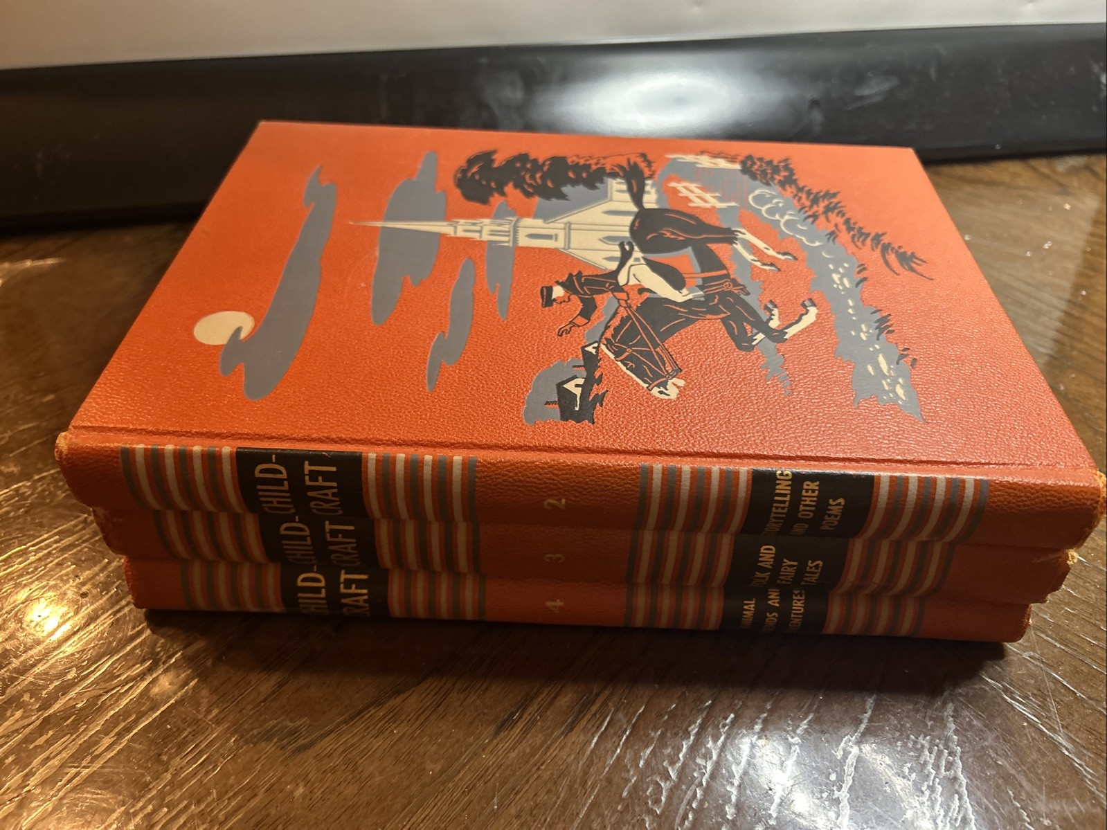 Childcraft Hardcover Book 1947 Volume 2,3,4