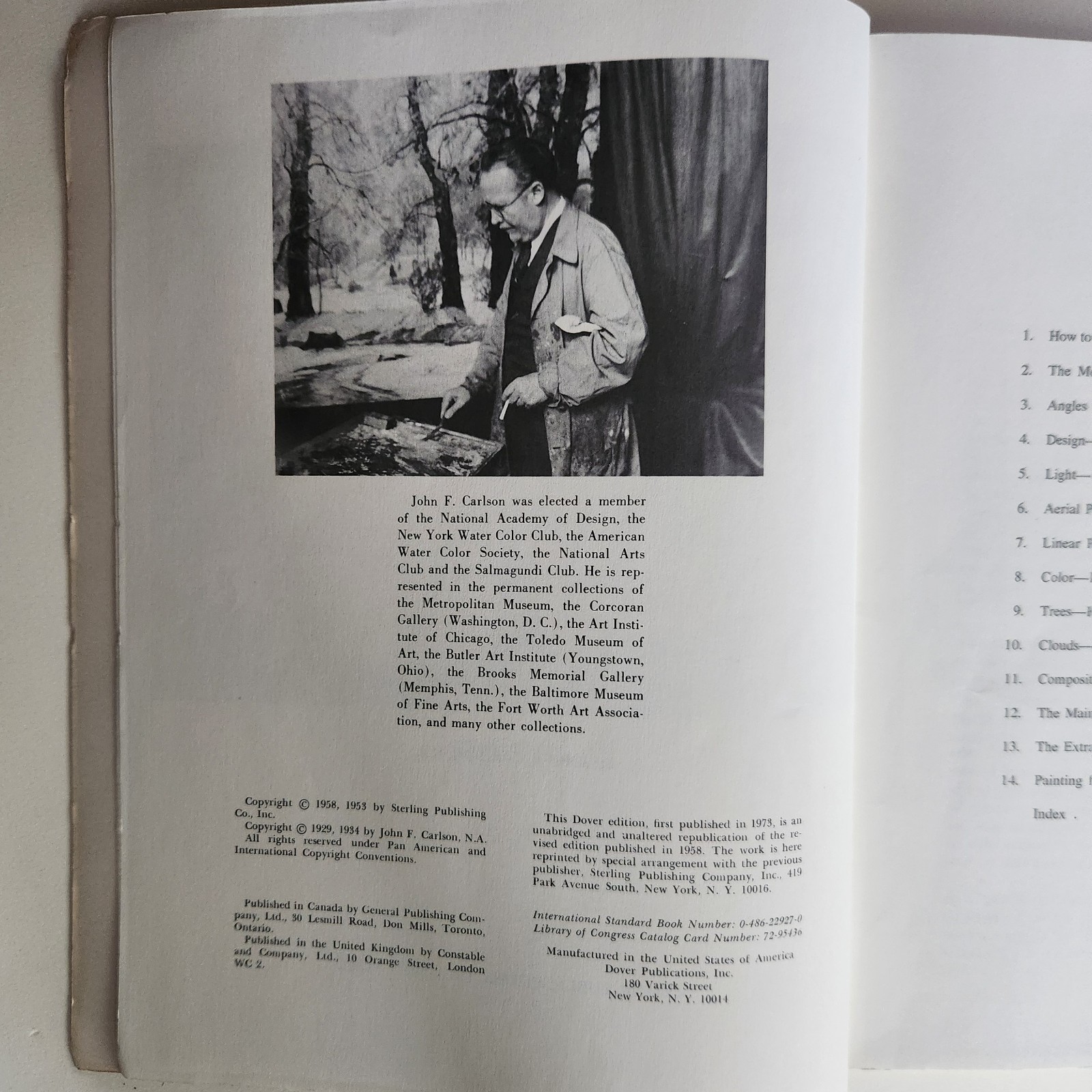 John F Carlson’s Guide to Landscape Painting Art Book Vintage Collectible RARE🎨