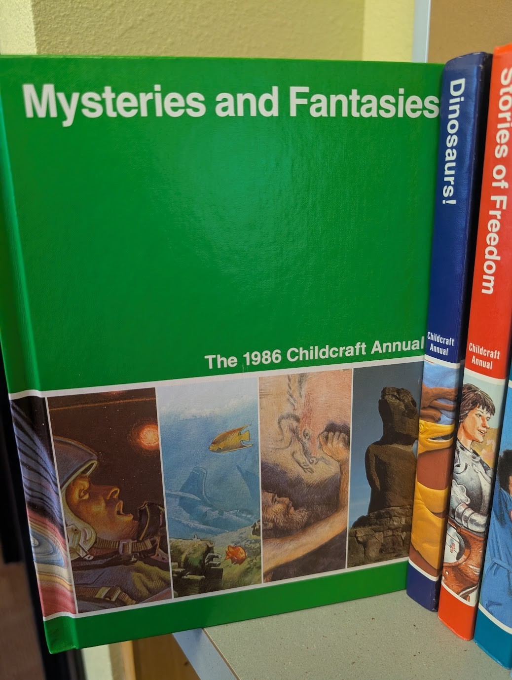 Childcraft Annual Book Set 1976 Thru 1990 (15 books in all)
