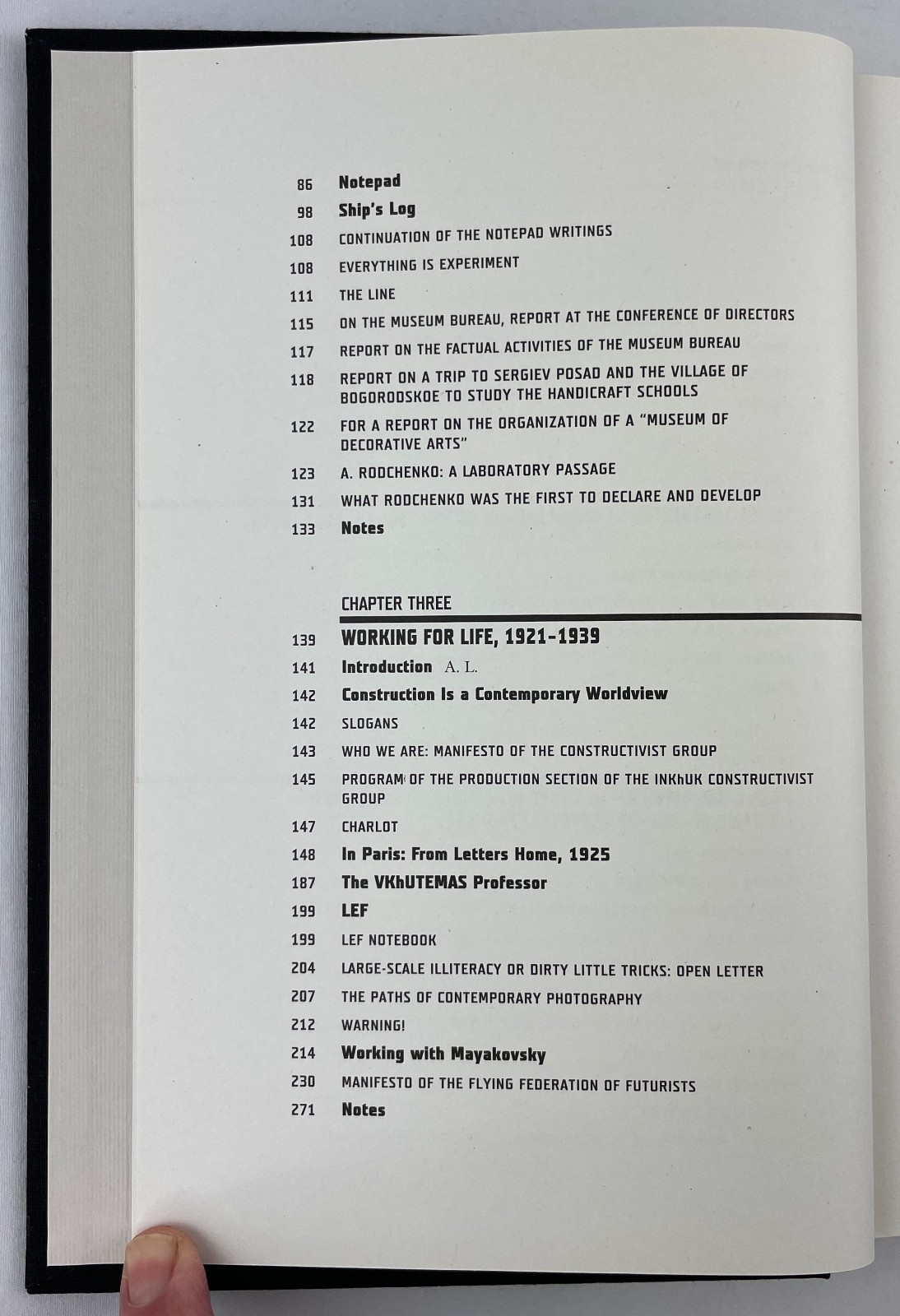Experiments for the Future, Aleksandr Rodchenko, 2005, Writings, HCDJ