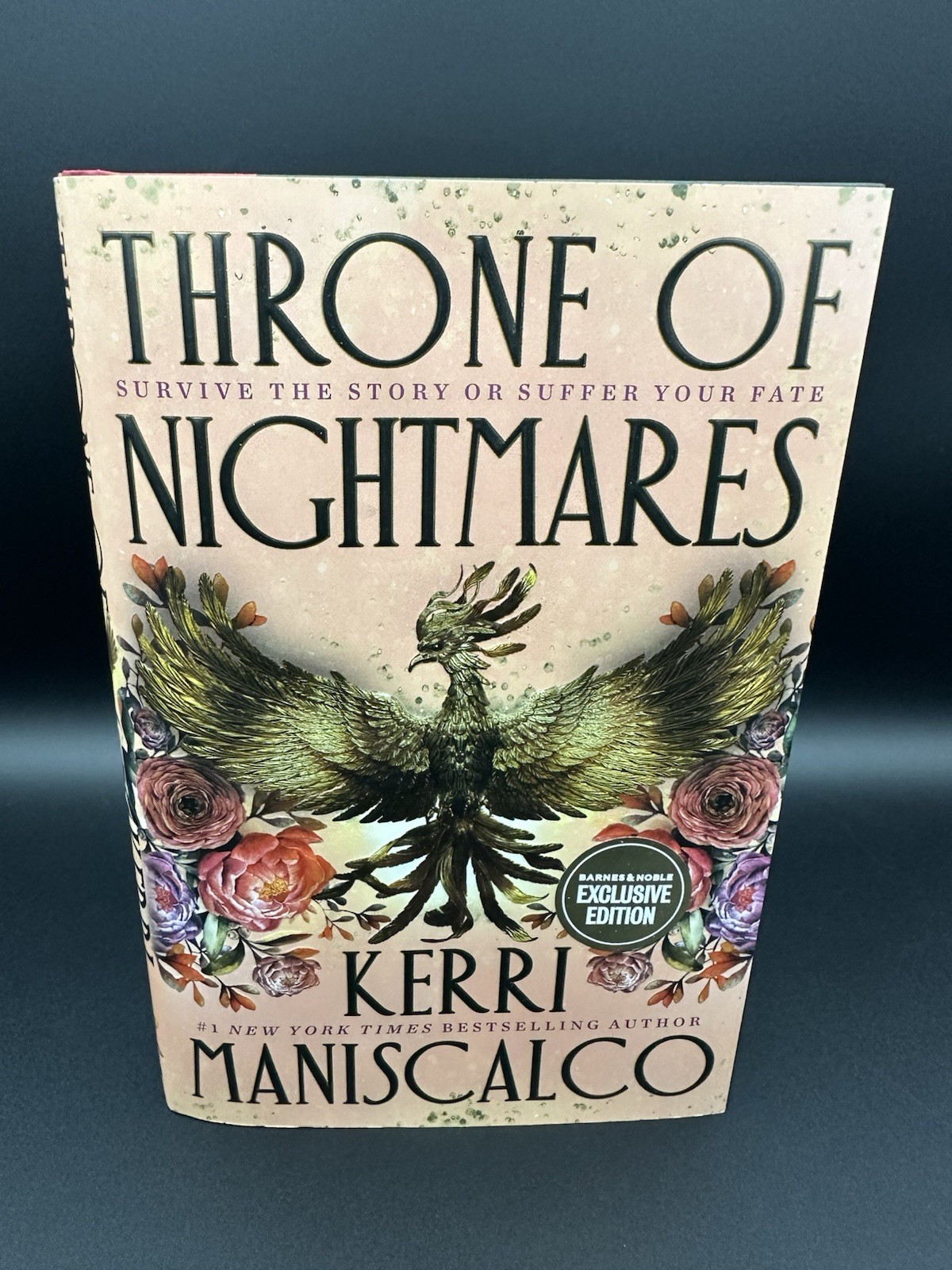 Kerri Maniscalco Throne of Nightmares Signed Autographed Hardcover Book NEW