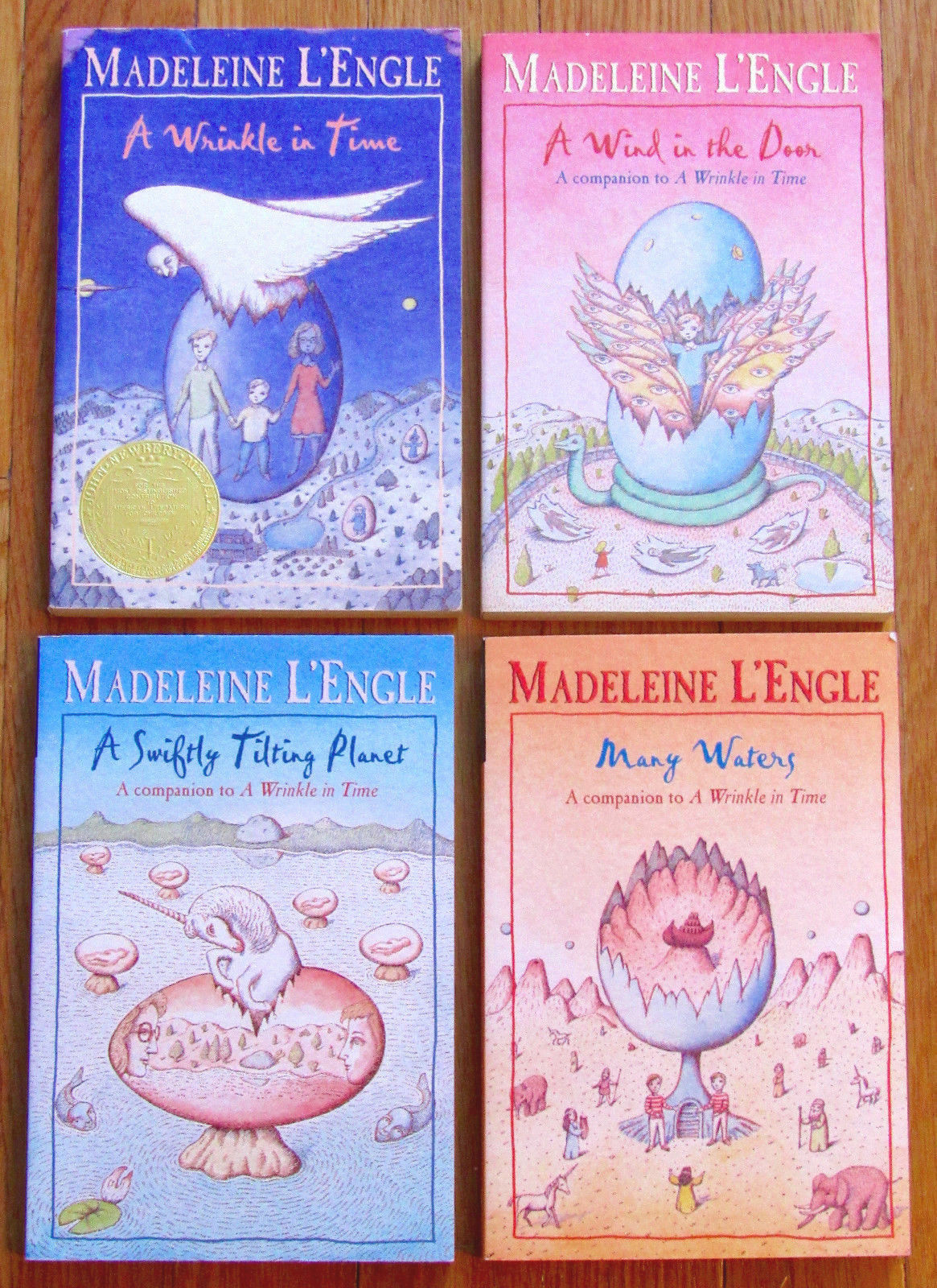 Time Quartet Set [A Wrinkle in Time, A Wind in the Door lot] Madeleine L’Engle’
