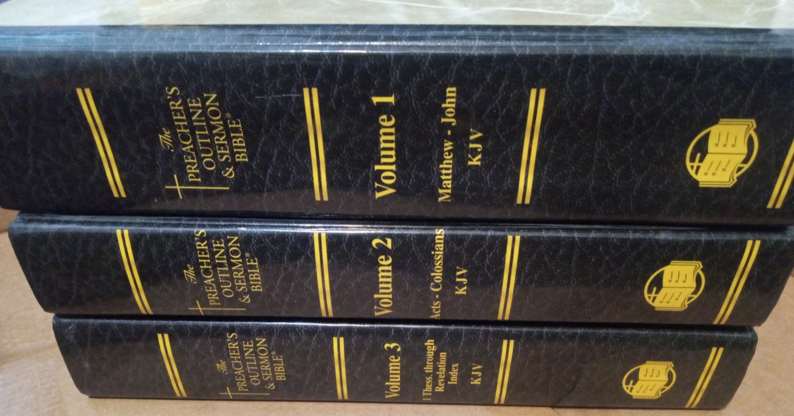The Preacher’s Outline & Sermon Bible—KJV—-3 Volume Set—-NO SLIPCASE