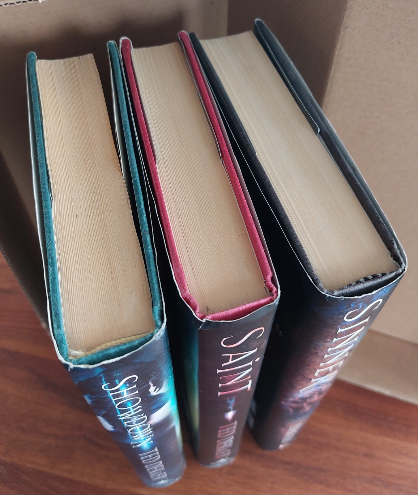 Hardcover Complete Trilogy Paradise Christian Thriller Series HCDJ Ted Dekker