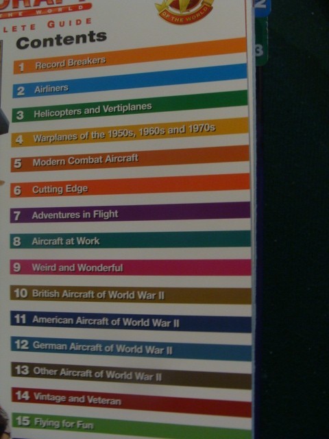 Aircraft Of The World-The Complete Guide Book-Groups 1-16 5 Vols Over 880 Pages