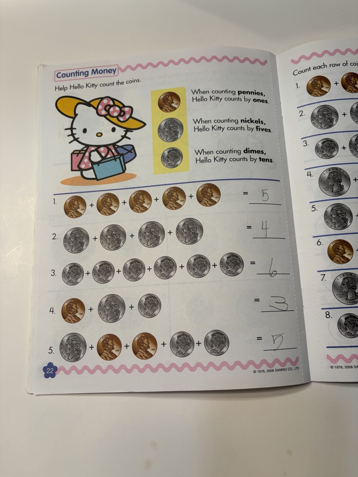 Hello Kitty Workbooks w/Stickers – Time & Money