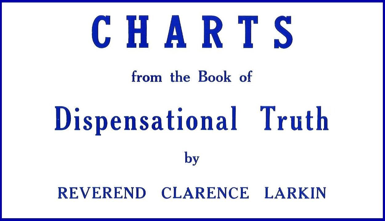 BOOK OF CHARTS FROM DISPENSATIONAL TRUTH by Reverend Clarence Larkin **NEW**