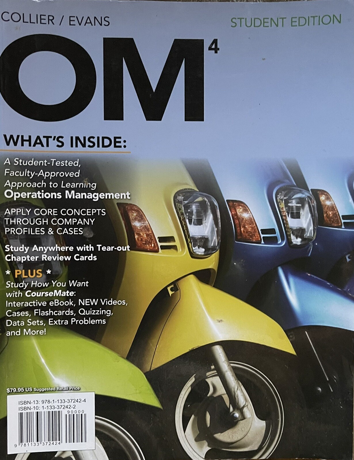 OM4 (with CourseMate Printed Access & Review Card) Student Ed/Collier/Evans-GOOD