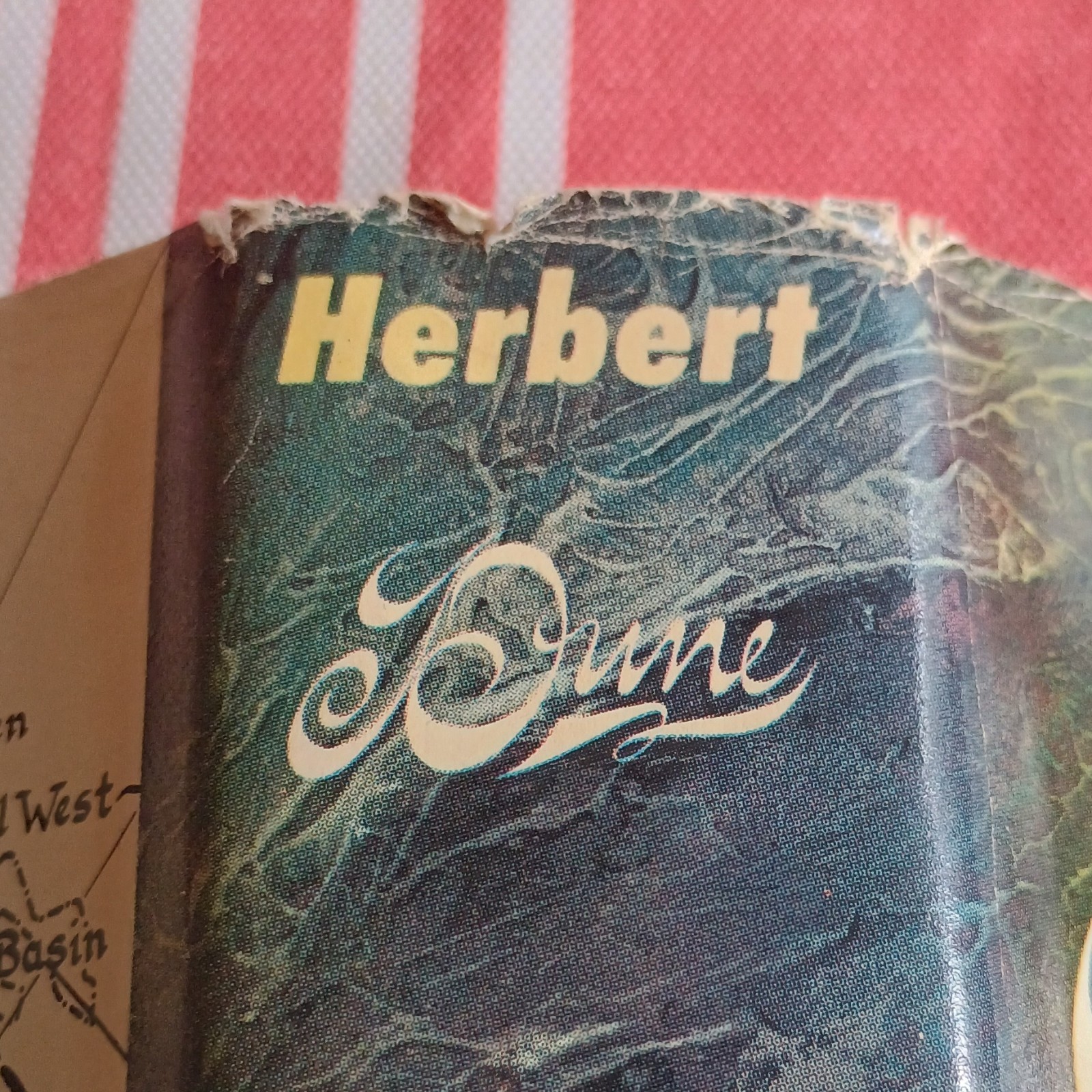 Frank Herbert Dune HCDJ Sci-Fi Chilton 1965 Book Club Ed R45