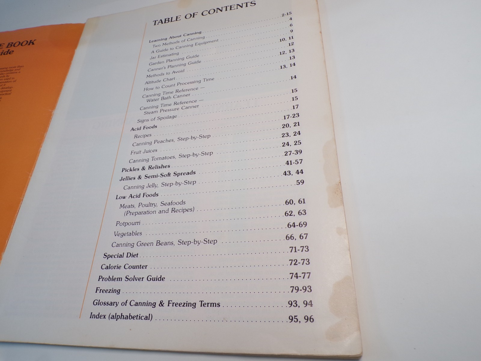 Ball Blue Book 30th Edition Softcover Canning Recipe Cooking