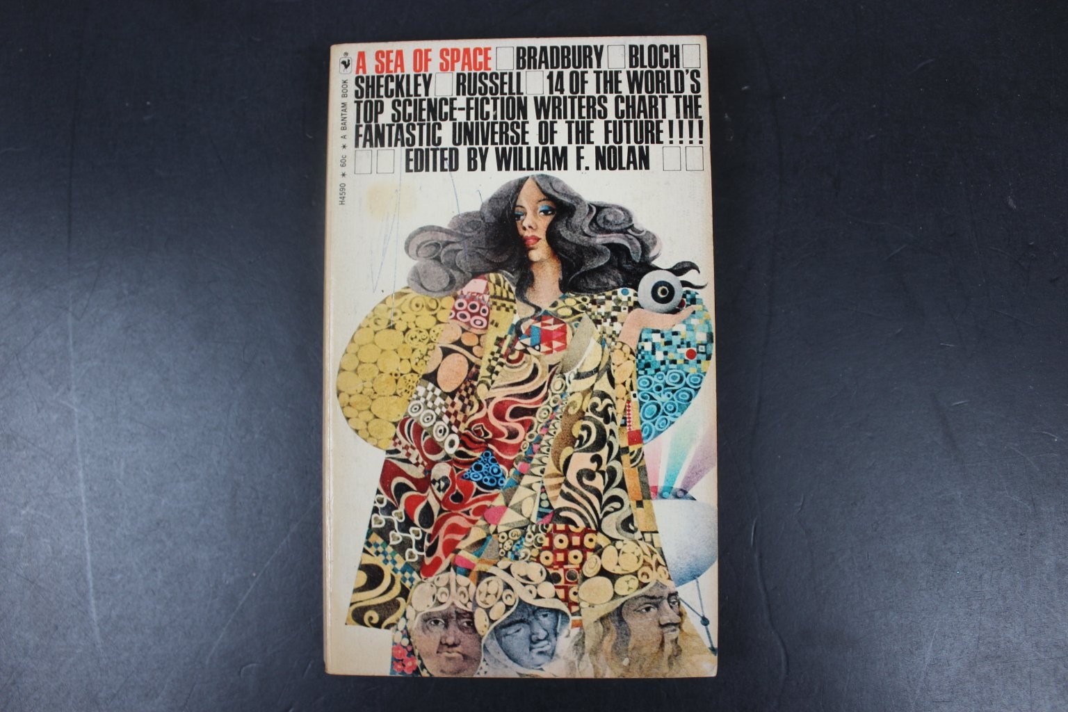 A Sea of Space William F. Nolan 1970 Anthology Sci-Fi Bantam Books PB