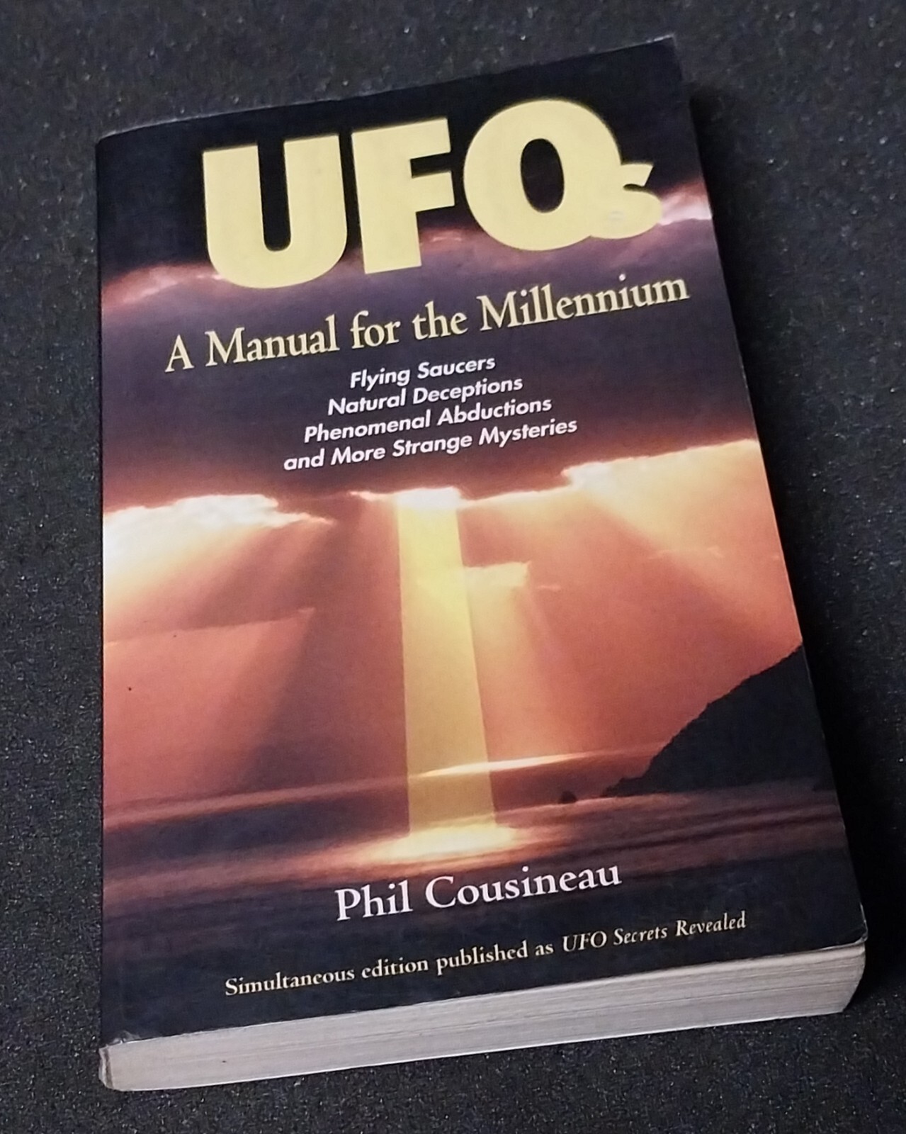 UFO’s Vintage Paperback A Manual For The Millennium Book 1995 Aliens Roswell