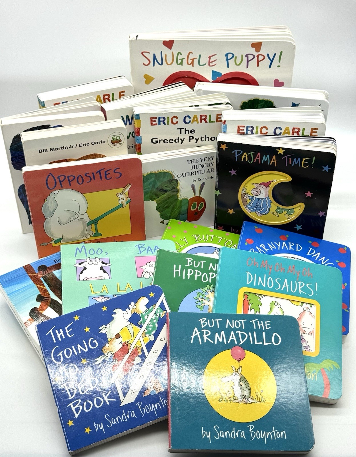LOT OF 20 SANDRA BOYNTON & ERIC CARLE CLASSIC FAVORITES BOARD BOOKS